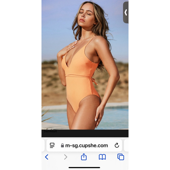 NWT size med E Oasis Lace-Back Cheeky One Piece Swimsuit - Picture 3 of 5